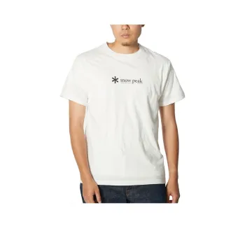 Snow Peak T-Shirts Men Ecru