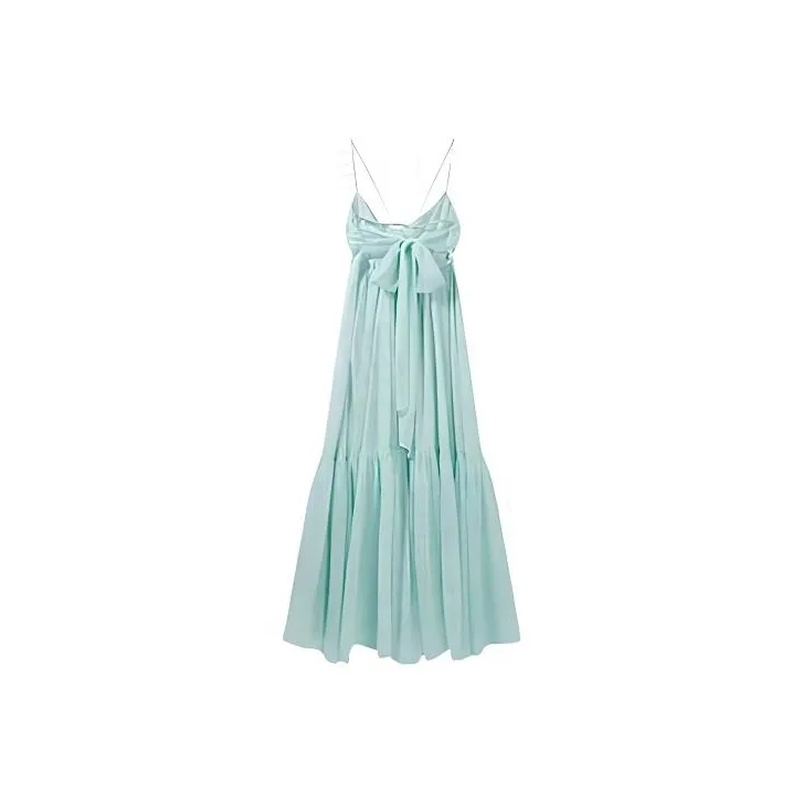 DOSOHEB Slip Dress Women's Neon Green-1