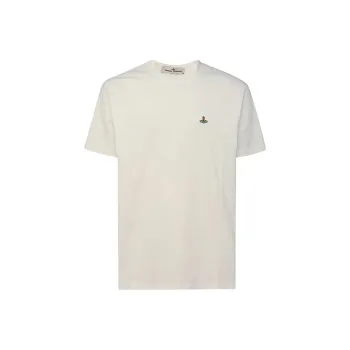 Vivienne Westwood Logo Embroidered Crewneck T Shirt