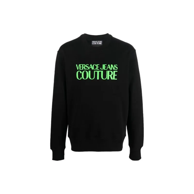 VERSACE JEANS Sweatshirts Men Black-0