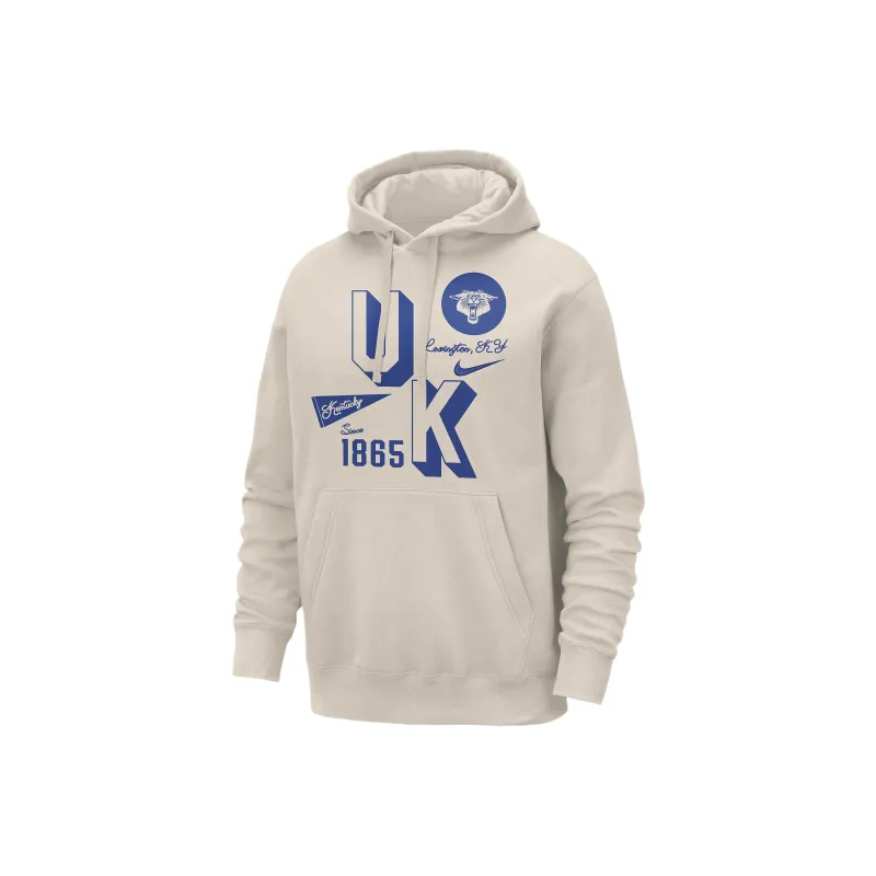 Nike Kentucky Club Sweatshirt Men's Gray Fog-0