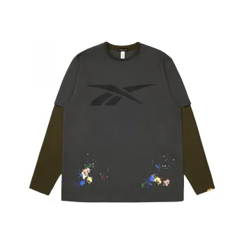 Reebok x Randomevent T Shirt Unisex Light Gray