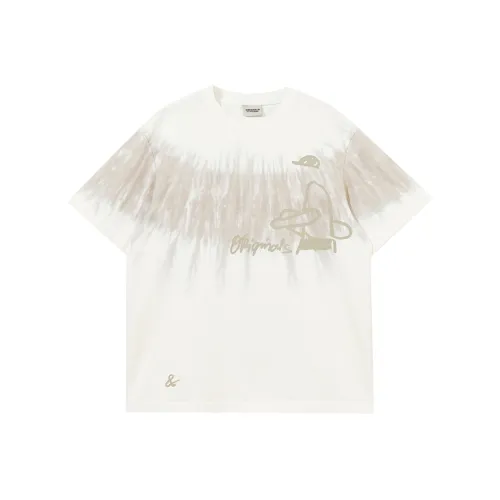 JACK JONES· T Shirt Men's White Cap Gray