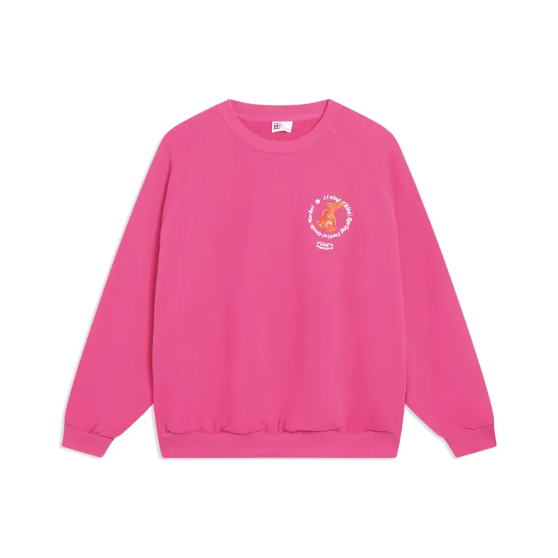 LiNing Sweatshirts Unisex Vibrant Pink-0