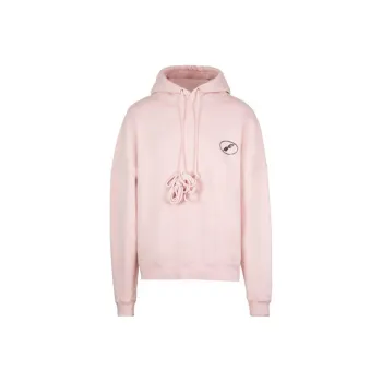 WE11DONE Iridescent Logo Hand Bleached Hoodie