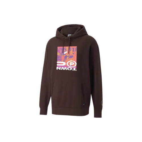 PUMA Sweatshirts Men Brown