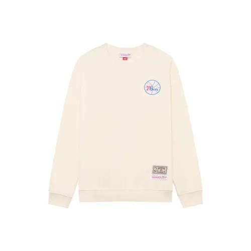 Mitchell Ness Sweatshirts Unisex Beige