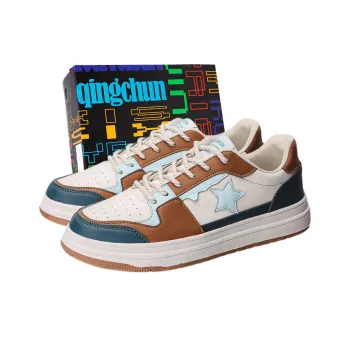 SMDXDMS Lightweight Breathable Slip Resistant Low Top Skateboard Shoes Unisex