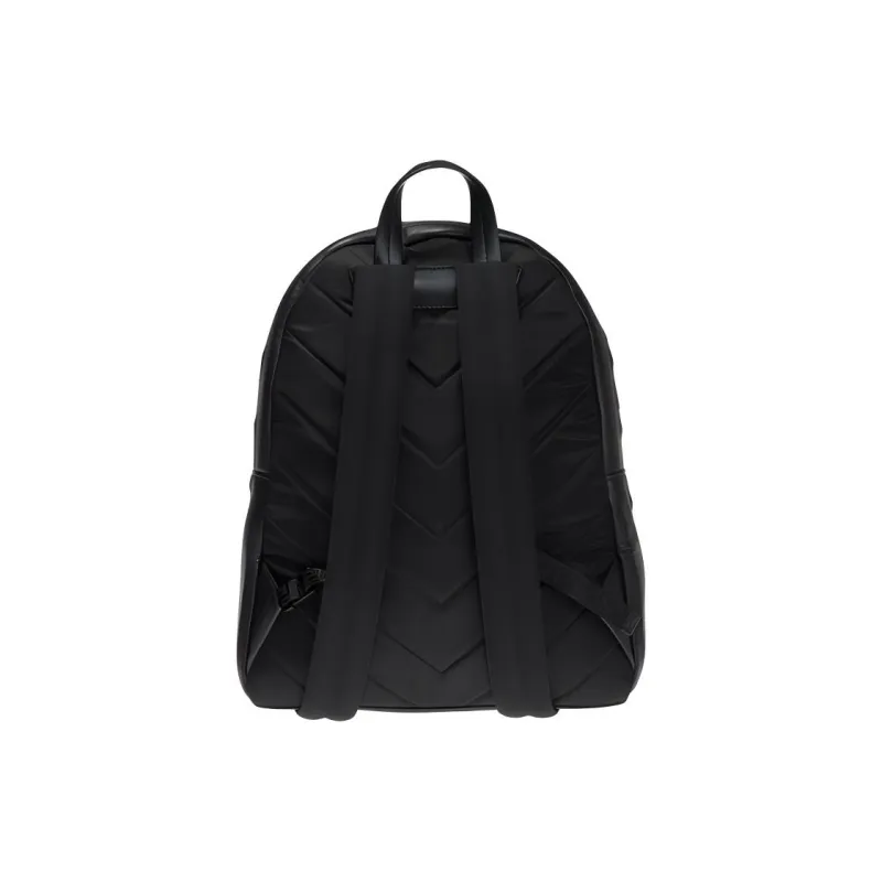 VERSACE VERSACE Leather Backpack Regular Men's Black-2