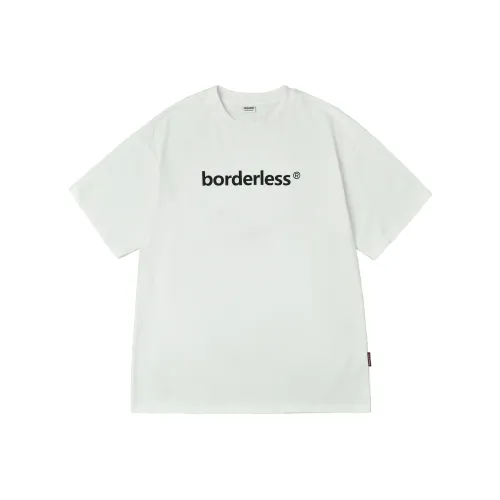 BORDERLESS BDLS Loose Fit Crew Neck T Shirt Unisex