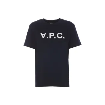 A.P.C Logo Printed Crewneck T Shirt