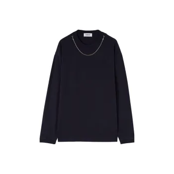 AMBUSH Ballchain Embellished Crewneck Sweatshirt