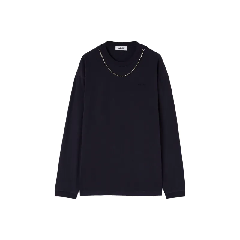 AMBUSH Ballchain Embellished Crewneck Sweatshirt-0