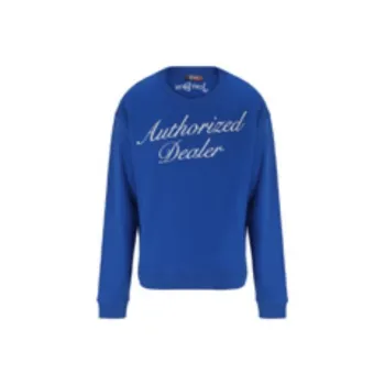 Just Don Authorized Dealer print Rib trimmed Sweatshirt