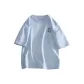 [100% cotton]Glacier Blue (Fish Leaping over The Sea Chest Logo)