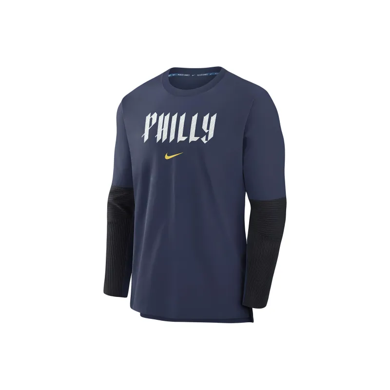 Nike Philadelphia Phillies Authentic Collection City Connect Player Men's Nike Dri-FIT Mlb Pullover Jacket-0