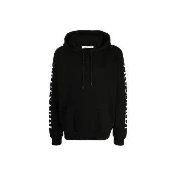 TRUSSARDI Logo-print Cotton Hoodie