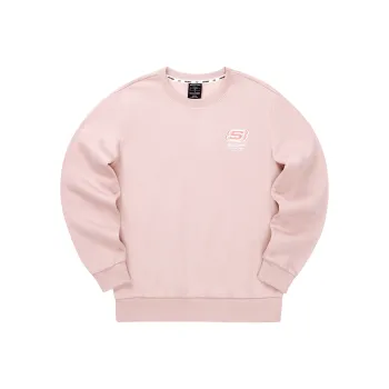 Skechers Colorful Sweatshirt Unisex Gray Pink