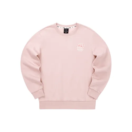 Skechers Colorful Sweatshirt Unisex Gray Pink