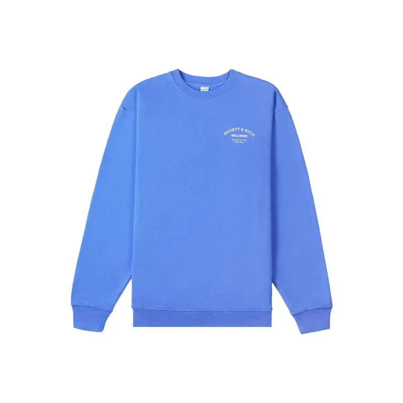 SPORTY & RICH Sweatshirts Unisex Blue-0