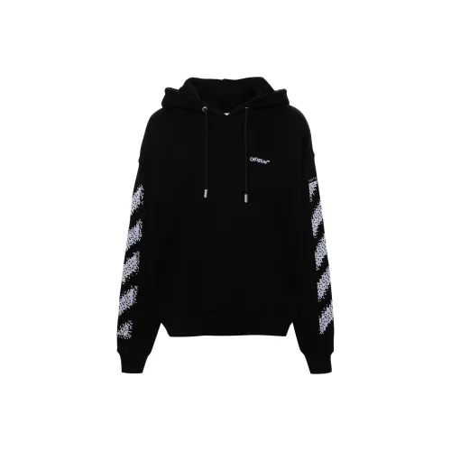 OFF-WHITE Pixel Diag Skate Hoodie