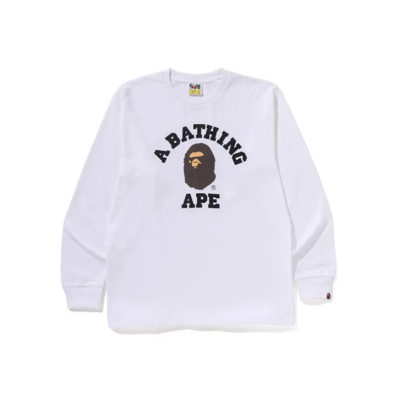 Bape X Predator College Long Sleeve Tee-12