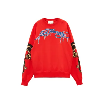 Ed Hardy Sweatshirts Men China Red E1ODM274