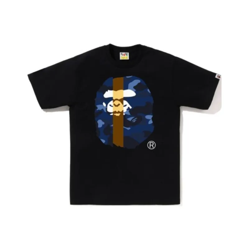 A BATHING APE Color Camo Transform Big Ape Head Tee-7