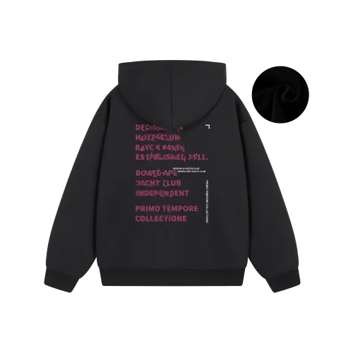 HOZZS x WULIAOYUAN LIANMINGKUAN Hooded Fleece Lined Hoodies & boots Unisex