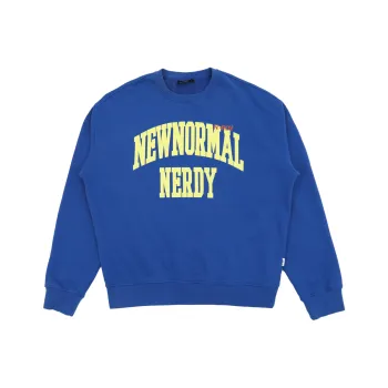 NERDY Sweatshirt Unisex Royal Blue Color