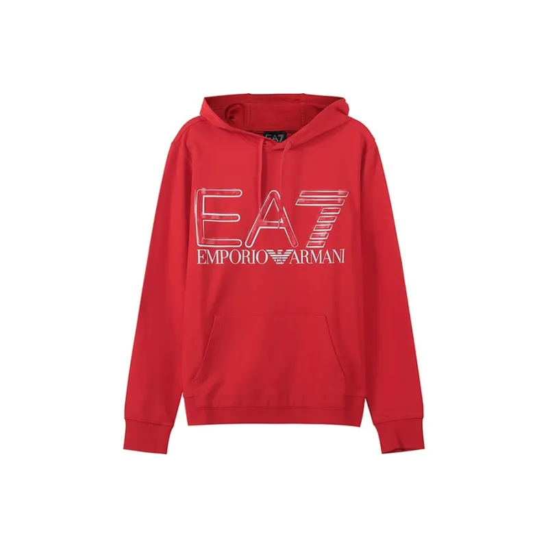 EMPORIO ARMANI EA7 FW22 Sweatshirt Men's Race Red-0