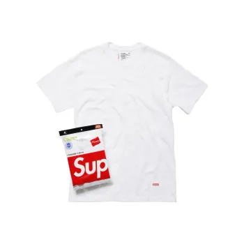 Supreme Hanes Cotton Comfort Soft T Shirt 3 Pack