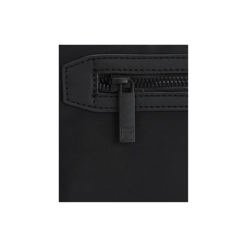 FILA Fabric Shoulder Bag, Crossbody Bag Mini Men's Black-4