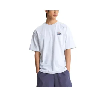 New Balance SEMI OVER FITUNI NB BOY T Shirt Men's 16 Light Gray