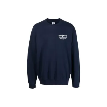 SPORTY & RICH Logo Printed Crewneck Sweatshirt