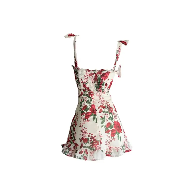 AFGGD Slip Dresses Women's Red-1