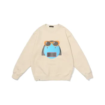 Thankque Sweatshirts Unisex Ecru