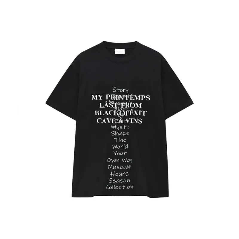 BLACK OF EXIT T Shirts Unisex-4