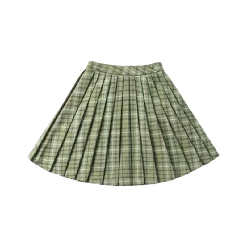 DEAR DEER PUFF Casual Short Skirts Women's Wool Skirt-1