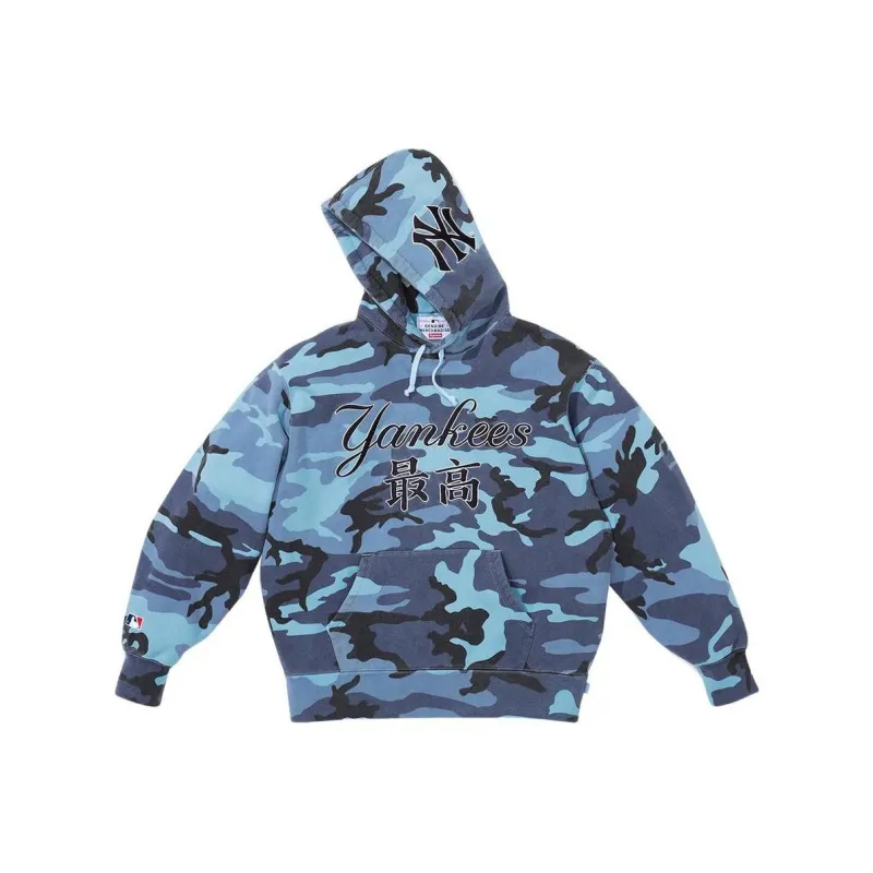 Supreme New York Yankees Kanji Hooded Sweatshirt-6