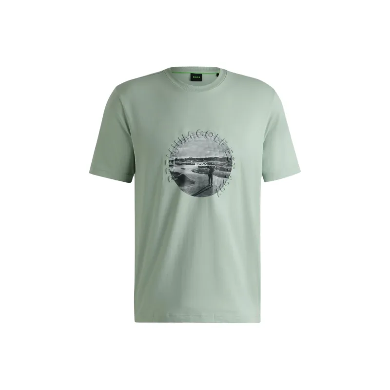 HUGO BOSS SS25 T Shirt Men's Light Green-0
