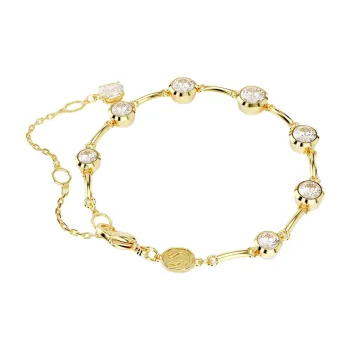 Swarovski Gold Plated With Zircon Bracelets Unisex White