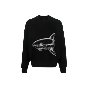 PALM ANGELS Split Shark Sweatshirt