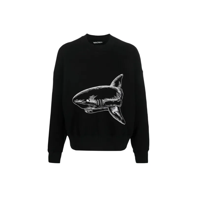 PALM ANGELS Split Shark Sweatshirt-0