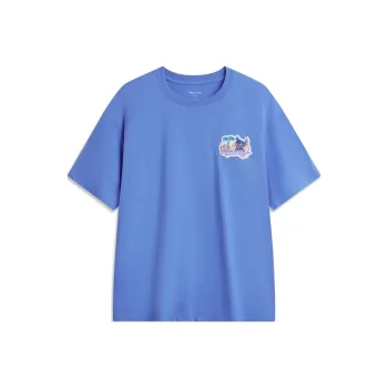 LiNing x Disney T Shirt Men's Iris Blue