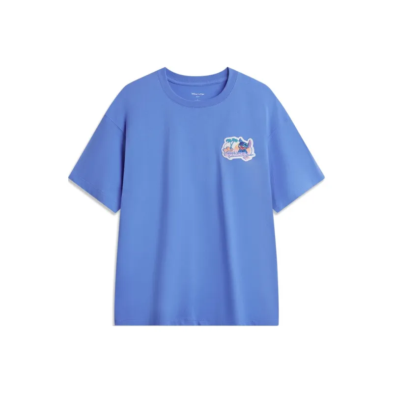 LiNing x Disney T-Shirt Men's Iris Blue-0