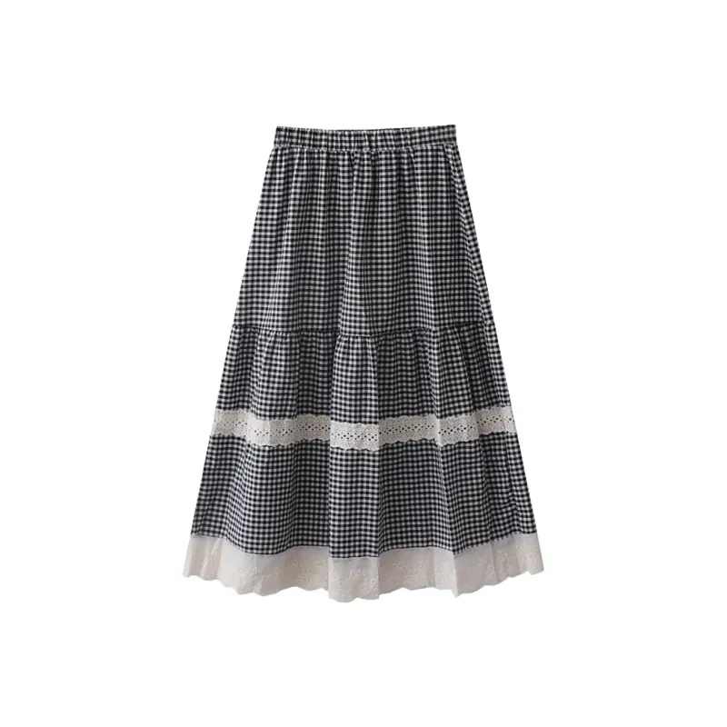 Mu Xiao Xin Casual Long Skirts Women's-1