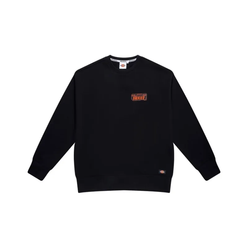 Dickies Crew Neck Sweatshirt Spring Autumn And Winter Men's Black-0
