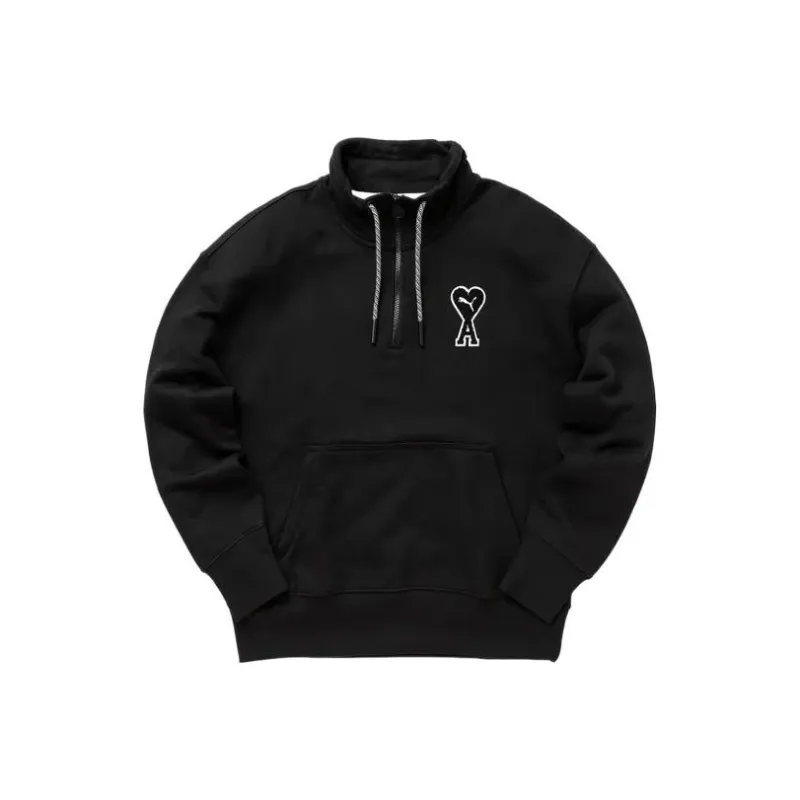 PUMA X Ami Half Zip Sweatshirt-0