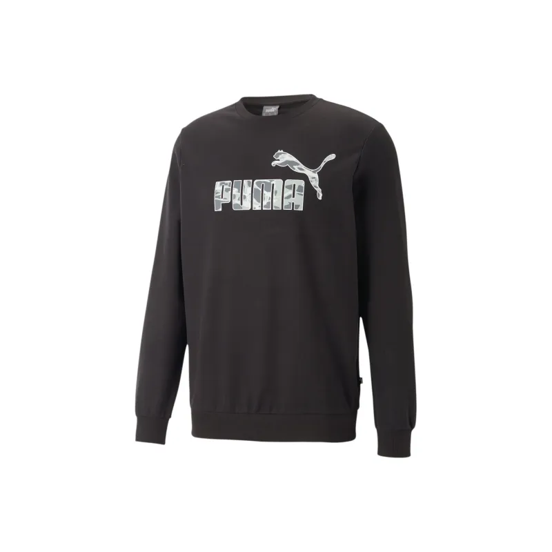PUMA Summer Splash Crew Neck Men's Sweatshirt Sweatshirt Men's Black-0